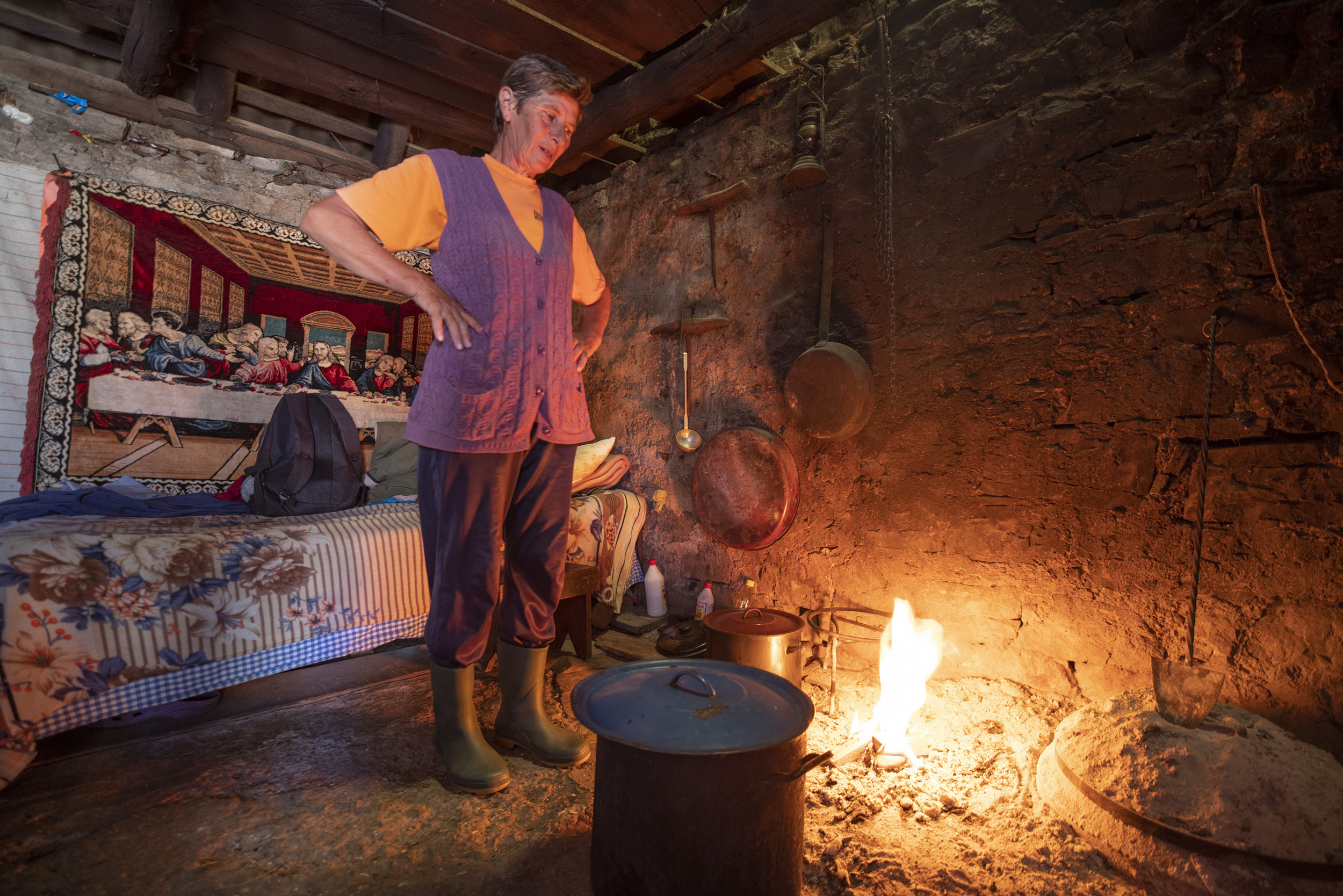 Inside a Shepherd’s Hut, Mount Dinara